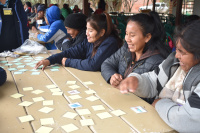 Educadoras comunitarias en capacitación