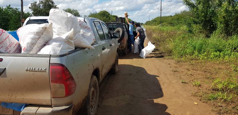 Travesía para llevar mercaderías a Paz del Chaco