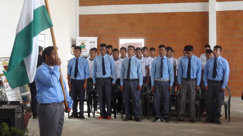 Clausura del año lectivo en el Centro de Capacitación Agrícola La Huerta